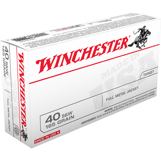 WIN USA 40SW 165GR FMJ FN 50/10 - Sale